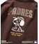 MLB×PEANUTS 別注 ビッグシルエット バックプリント クルーネックスウェット/PADRES 【限定展開】