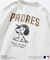 MLB×PEANUTS 別注 ビッグシルエット バックプリント クルーネックスウェット/PADRES 【限定展開】