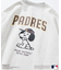 MLB×PEANUTS 別注 ビッグシルエット バックプリント クルーネックスウェット/PADRES 【限定展開】
