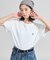 【Exclusive】2パック ダブルネーム ワンポイント ショートスリーブ Tシャツ [XSサイズ]