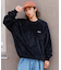 リラックスフィット ラグランスリーブ シャギーフリース プルオーバー【限定展開】