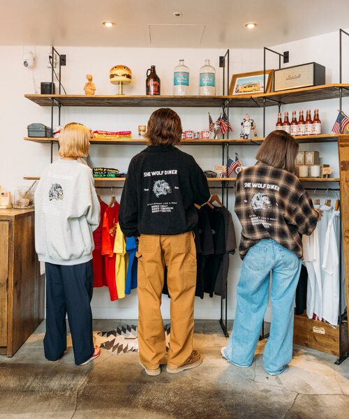 SHE WOLF DINER×FREAK'S STORE/シーウルフダイナー 別注 オンブレ