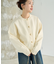 金ボタン ニット カーディガン【限定展開】