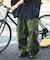 スーパーワイド カーブシルエット カーゴパンツ