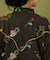 モチーフ刺繍 柄シャツ