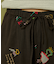 モチーフ刺繍 柄 パンツ