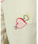 モチーフ刺繍 柄 パンツ