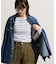 コットンモダール ボ ートネックロンT