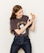 別注 BIG BABY ICE CREAM フォトプリント Tシャツ