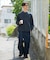 LANATEC WOOLY リラックスフィット ノーカラーシャツ