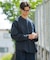 LANATEC WOOLY リラックスフィット ノーカラーシャツ