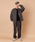 LANATEC WOOLY リラックスフィット ノーカラーシャツ