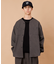 LANATEC WOOLY リラックスフィット ノーカラーシャツ