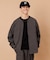 LANATEC WOOLY リラックスフィット ノーカラーシャツ