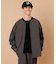 LANATEC WOOLY リラックスフィット ノーカラーシャツ