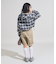 別注 フード付き ネルシャツ