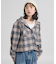 別注 フード付き ネルシャツ