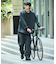 限定展開 ALL WEATHER ACTIVE WEAR/オールウェザーアクティブウェア リラックスフィット パッカブルセットアップ/クルーネックPO