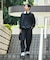 限定展開 ALL WEATHER ACTIVE WEAR/オールウェザーアクティブウェア リラックスフィット パッカブルセットアップ/クルーネックPO