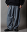 ワイドシルエット バレルレッグ スラックス パンツ 【限定展開】