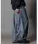 ワイドシルエット バレルレッグ スラックス パンツ 【限定展開】