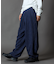 ワイドシルエット バレルレッグ スラックス パンツ 【限定展開】