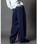 ワイドシルエット バレルレッグ スラックス パンツ 【限定展開】