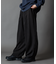 ワイドシルエット バレルレッグ スラックス パンツ 【限定展開】