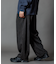 ワイドシルエット バレルレッグ スラックス パンツ 【限定展開】