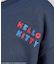 'HELLO KITTY' MESSAGE 刺繍スウェット
