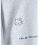 'HELLO KITTY' MESSAGE 刺繍スウェット