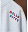 'HELLO KITTY' MESSAGE 刺繍スウェット