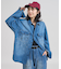 ペイント加工 シャツジャケット＜セットアップ対応＞