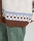 ノルディック柄 ジップニット