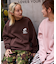 Burger Factory×FREAK'S STORE/バーガーファクトリー 別注 ビッグシルエット バックプリント クルーネックスウェット 【限定展開】