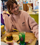 Burger Factory×FREAK'S STORE/バーガーファクトリー 別注 ビッグシルエット バックプリント クルーネックスウェット 【限定展開】