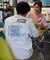 Burger Factory×FREAK'S STORE/バーガーファクトリー 別注 ビッグシルエット バックプリント クルーネックスウェット 【限定展開】