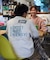 Burger Factory×FREAK'S STORE/バーガーファクトリー 別注 ビッグシルエット バックプリント クルーネックスウェット 【限定展開】