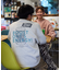 Burger Factory×FREAK'S STORE/バーガーファクトリー 別注 ビッグシルエット バックプリント クルーネックスウェット 【限定展開】