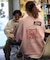 Burger Factory×FREAK'S STORE/バーガーファクトリー 別注 ビッグシルエット バックプリント クルーネックスウェット 【限定展開】