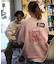 Burger Factory×FREAK'S STORE/バーガーファクトリー 別注 ビッグシルエット バックプリント クルーネックスウェット 【限定展開】