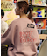 Burger Factory×FREAK'S STORE/バーガーファクトリー 別注 ビッグシルエット バックプリント クルーネックスウェット 【限定展開】