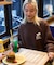 Burger Factory×FREAK'S STORE/バーガーファクトリー 別注 ビッグシルエット バックプリント クルーネックスウェット 【限定展開】