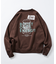 Burger Factory×FREAK'S STORE/バーガーファクトリー 別注 ビッグシルエット バックプリント クルーネックスウェット 【限定展開】