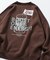 Burger Factory×FREAK'S STORE/バーガーファクトリー 別注 ビッグシルエット バックプリント クルーネックスウェット 【限定展開】