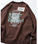 Burger Factory×FREAK'S STORE/バーガーファクトリー 別注 ビッグシルエット バックプリント クルーネックスウェット 【限定展開】
