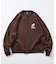 Burger Factory×FREAK'S STORE/バーガーファクトリー 別注 ビッグシルエット バックプリント クルーネックスウェット 【限定展開】