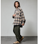 Relax Fit リラックスフィット ヘビーネル チェック シャツ 【限定展開】
