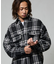 Relax Fit リラックスフィット ヘビーネル チェック シャツ 【限定展開】