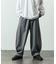ワイドシルエット ボンディング バレルレッグ スウェットパンツ 【限定展開】